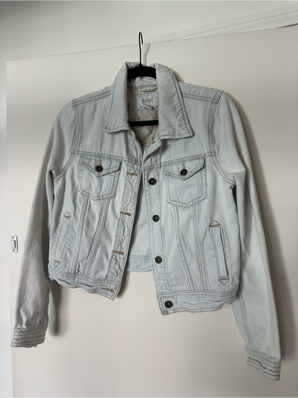 Forever 21 Light Wash Denim Jacket